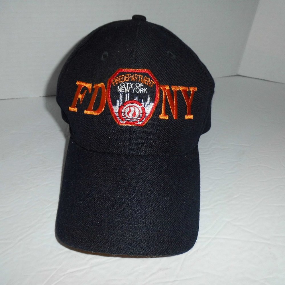 Fire department N.Y. Ball Cap, Adult Adjustable By KOLOB, Brand New